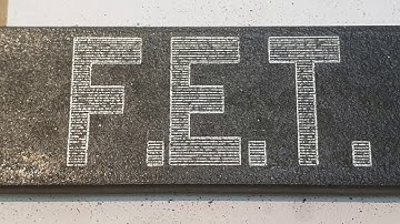 CNC Aid com "Power Engraving Rough Steel Plate" Demo