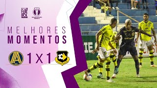 EXPULSÕES POLÊMICAS E GOLAÇO - Aparecidense 1x1 São Bernardo - Melhores Momentos - Série C