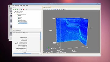 GLOBE Claritas and Mayavi2: velocity semblance