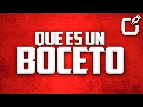 🔴 Que es un BOCETO o Esbozo ⭐ 𝗗𝗜𝗖𝗖𝗜𝗢𝗡𝗔𝗥𝗜𝗢 de Diseño Gráfico