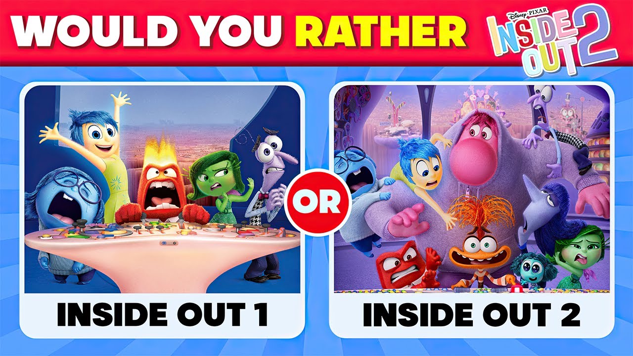 Would You Rather... INSIDE OUT 2 Edition 🍿🎬 Inside Out 2 Movie Quiz ...