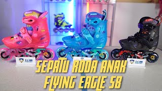 Sepatu Roda Inline Skate Flying Eagle S8 Blue