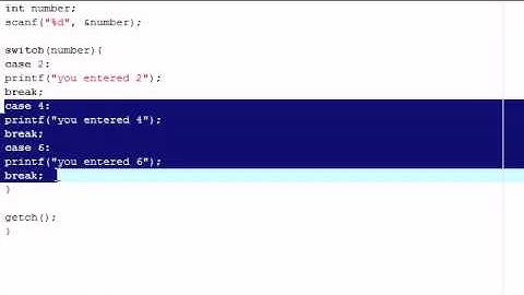 C Programming Tutorial   8   Switch Statement