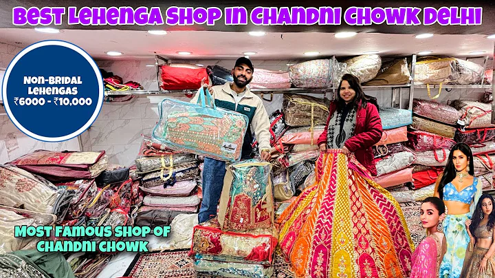 Best Lehenga Shop in Chandni Chowk Delhi | Non-Bridal Lehengas ₹6000 - ₹10000 #lehenga #chandnichowk