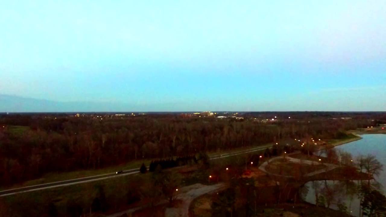 Sunset over Evergreen Park, Carbondale Illinois YouTube