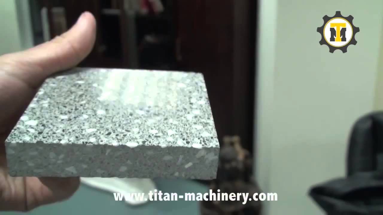 Samples of some terrazzo tiles