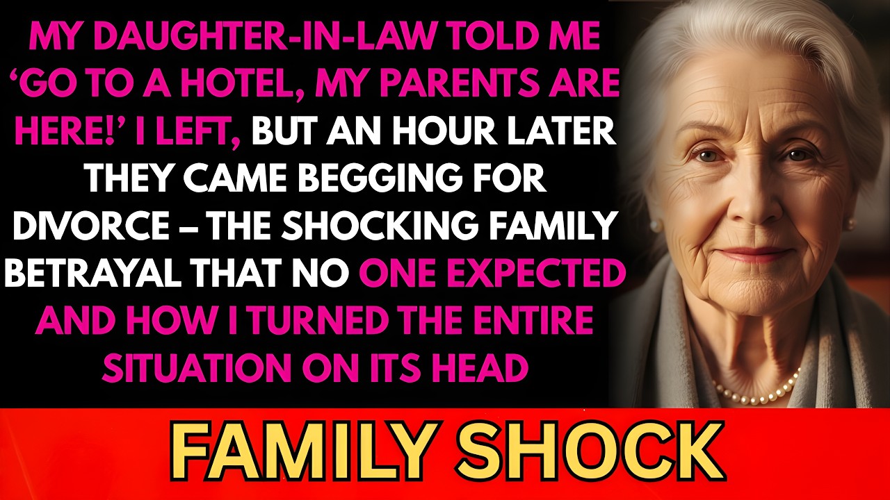 DAUGHTER-IN-LAW SAID ‘GO TO A HOTEL!’ AN HOUR LATER THEY BEGGED FOR DIVORCE