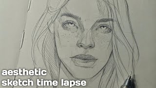 Aesthetic sketch time lapse - JD ART