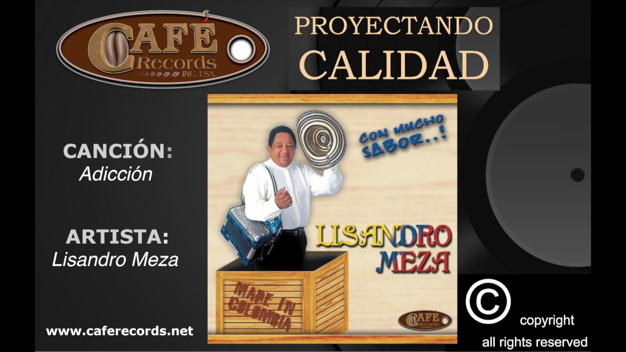 LISANDRO MEZA - ADICCIÓN adlı videoyu YouTube'da izle LISANDRO MEZA - ADICCIÓN adlı videoyu YouTube'da izle