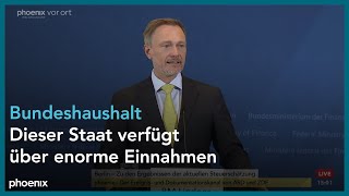Aktuelle Steuerschätzung: Bundesfinanzminister Lindner zu den Ergebnissen | 16.05.24