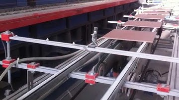 Telco SpaceMaster Diffuse Proximity Sensor on Ceramic Tiles Line