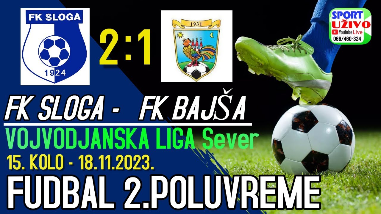 FK "Sloga" Čonoplja - FK "Bajša" Bajša - 18.11.2023.