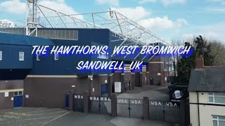 The Hawthorns, West Bromwich Albion, England, UK, Drone footage (4K)