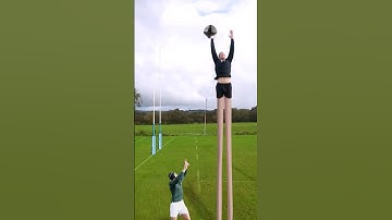 The ultimate rugby line out throw