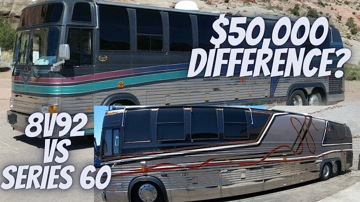 THE BIG DIFFERENCE BETWEEN 93' AND 94' PREVOST BUSES