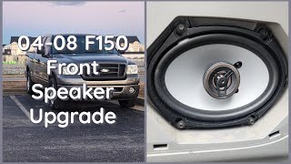 2006 Ford F150 Front Speaker Upgrade