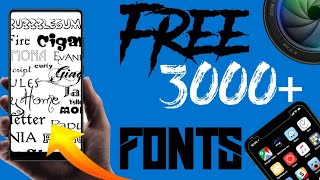 Free 3000+ Fonts Style For You || Watch Full Video || Tech Drama screenshot 4