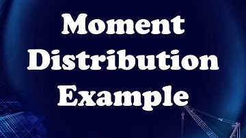 Moment Distribution - Example Calculation