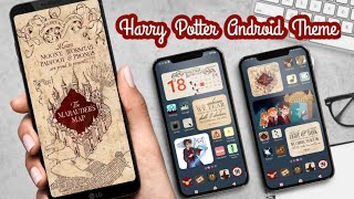 Make your android phone aesthetic | Aesthetic Harry Potter Theme | Android Phone Customization screenshot 2