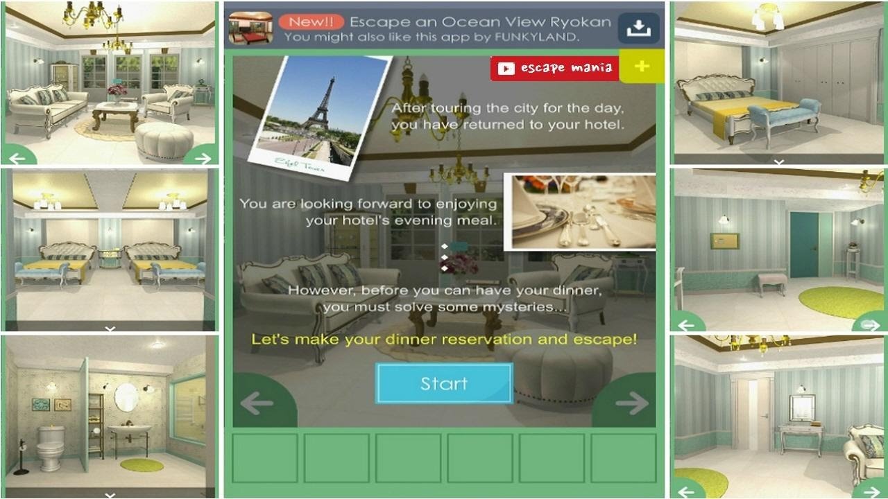 Escape Game Funkyland Escape A Parisian Hotel Walkthrough Escape Game Funkyland Escape A Parisian Hotel Walkthrough