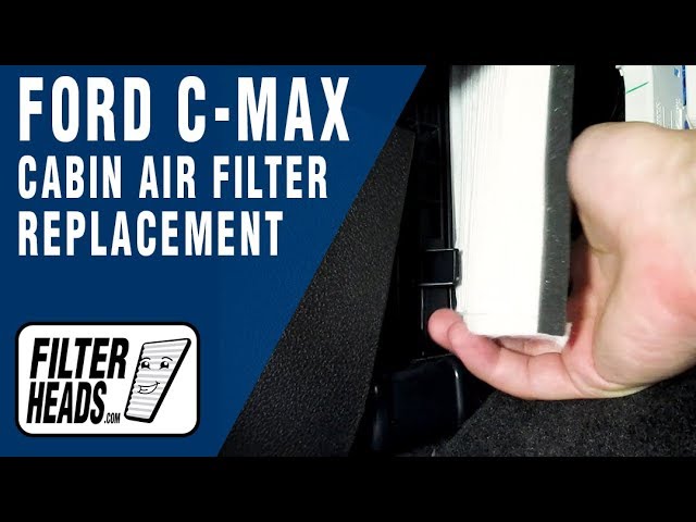 How To Replace Cabin Air Filter 15 Ford C Max Youtube
