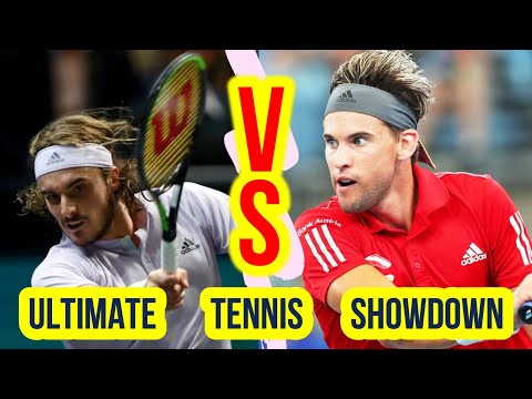 UTS Ultimate Tennis Showdown Thiem vs Tsitsipas highlights 2020 HD 60 fps  UTS highlights