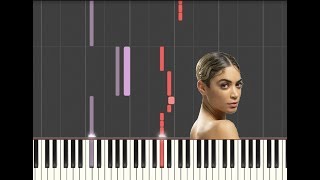 ANDROMEDA (SANREMO 2020) - ELODIE - TUTORIEL EASY PIANO - LE PLAN SUR LE TUBE Resimi