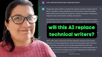 Using ChatGPT for Technical Writing // ChatGPT Demo