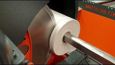 RSTEK Fabric Roll Slitter for Mattress making | MattressTek