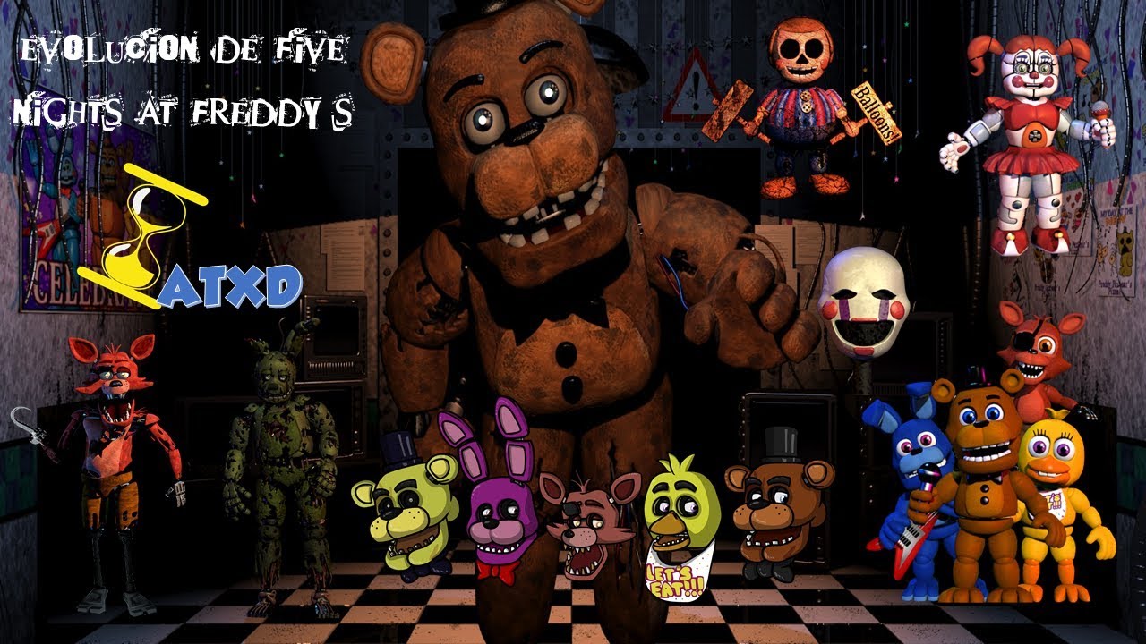Metooks Evolución de Five Nights at Freddy's (2014 - 2017) | ATXD ⏳ - YouTube