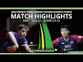 Jang woojin vs santiago lorenzo  ms r64  2023 ittf world table tennis championships finals