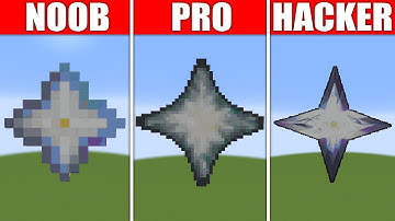 Pixel Art (NOOB vs PRO vs HACKER) Nether Star in Minecraft