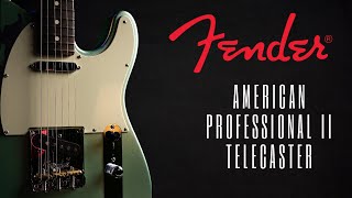 Fender American Professional II Telecaster (Mystic Surf Green)