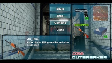 Code Outbreaker UNET Unity Inventory System Survival Horror Online