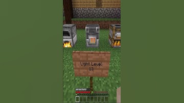 Minecraft Light Levels and Mob Spawning Short #minecraftshorts #shorts