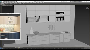 3dsmaxtutorials, Tutorial on 3D Modeling a Stylish Kitchen Cabinet in 3dsmax ( Part 2)
