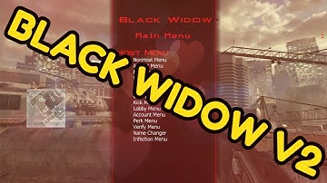 [MW2/PS3] INSANE MENU | BLACK WIDOW V2 | DESIGN + OPTIONS | NO JAILBREAK + DOWNLOAD NOW 2017
