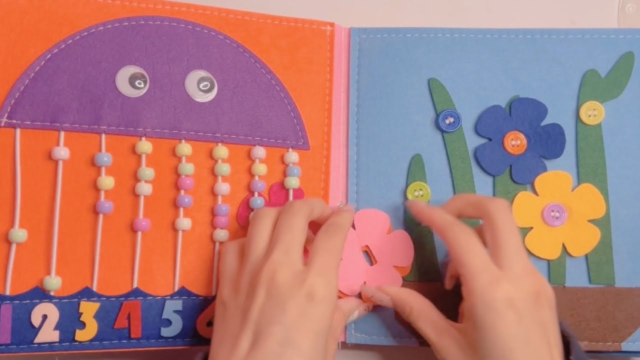 Toy asmr🧸 Sleep-Inducing Fabric Book ASMR for Deep Relaxation😴