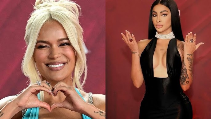 Yailin la Más Viral y Karol G - En Premios Grammy Juntas - YouTube
