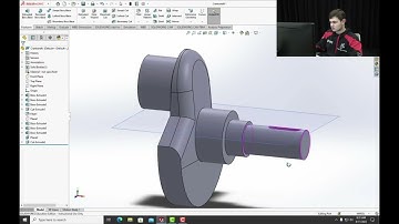WPI FSAE SolidWorks Series V4: Crankshaft pt. 2
