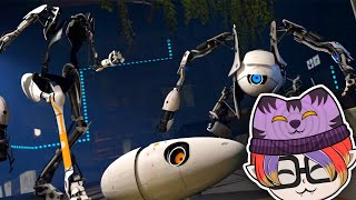 Playing Portal 2 co-op w/ @Grizzmor | Let