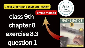 class 9th chapter 8 linear graphs and their applications