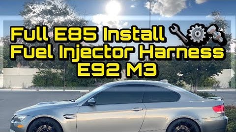 Installing the E85 Proflex Commander fuel injector harness E92 M3