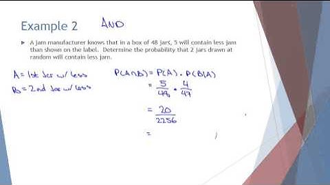Probability of Independent and Dependent Events