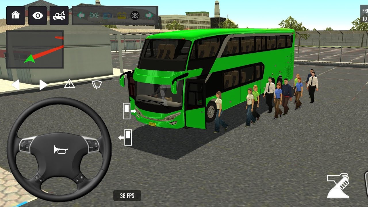 Indonesia Coach bus driving | Euro bus simulator 2025 Android gameplay 