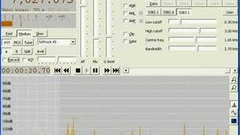 Ham Radio KGKSDR 40m CW contest