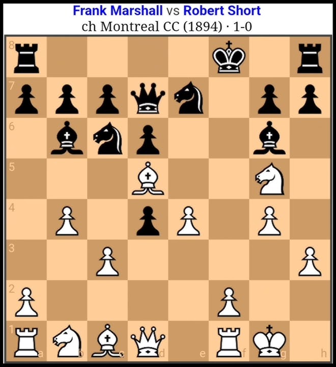 Paul Morphy vs Schrufer (1859) Smother Nature