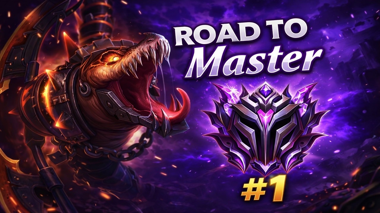 Karşıma Ashe Geldi Renektonla Topa ADC Aldığına Pişman Ettim! Road To Master #1| Wild Rift