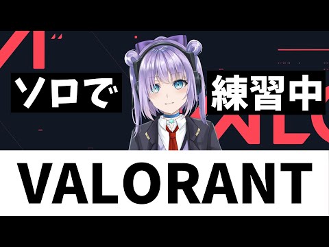 【🔴初見歓迎】ソロ練習！新ゲーミングキーボードで挑むVALORANT【Vtuber】