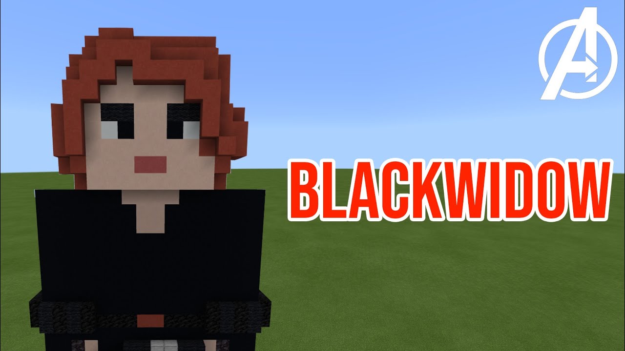 Black widow minecraft skin